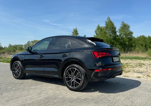 Audi Q5 Sportback cena 162393 przebieg: 68500, rok produkcji 2021 z Warszawa małe 211